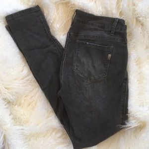 Stitch Fix 1822 Charcoal Grey Skinny Jeans